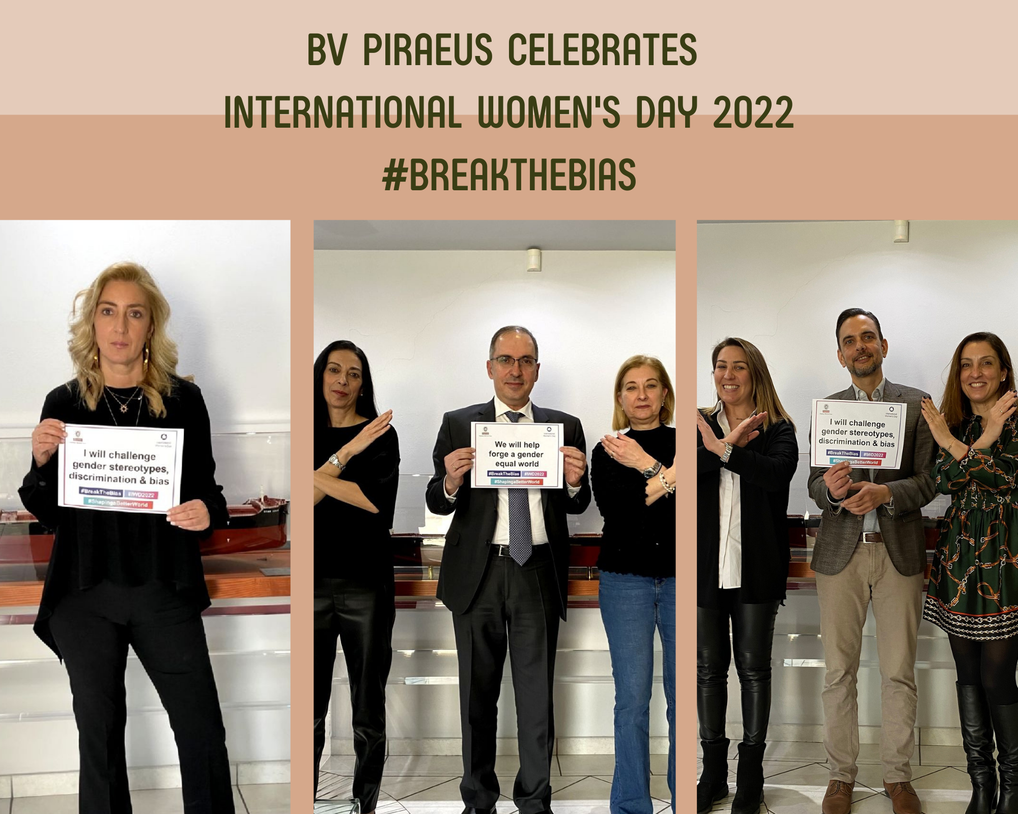 BV Piraeus celebrates International Women's Day 2022 : #BreakTheBias