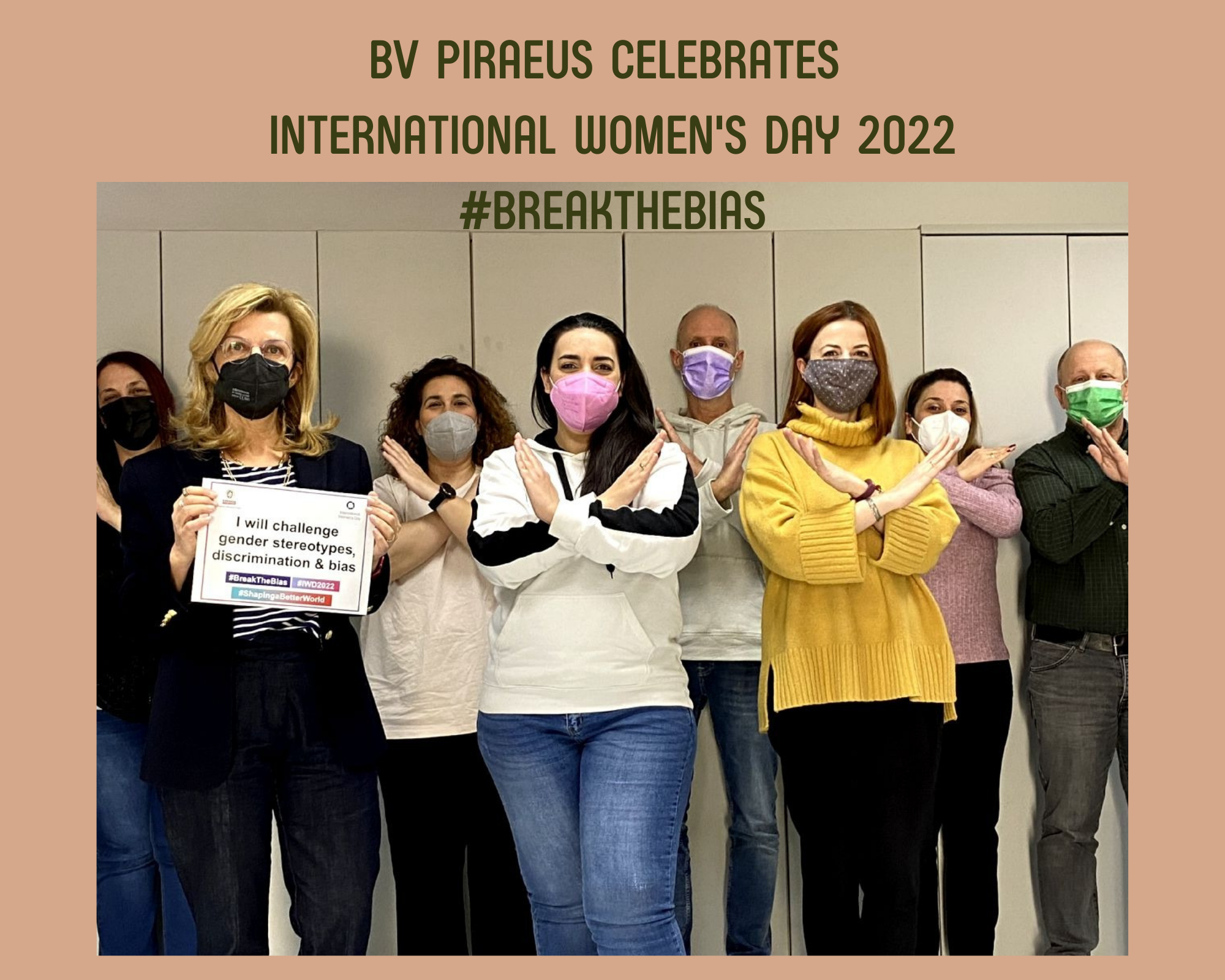BV Piraeus celebrates International Women's Day 2022 : #BreakTheBias